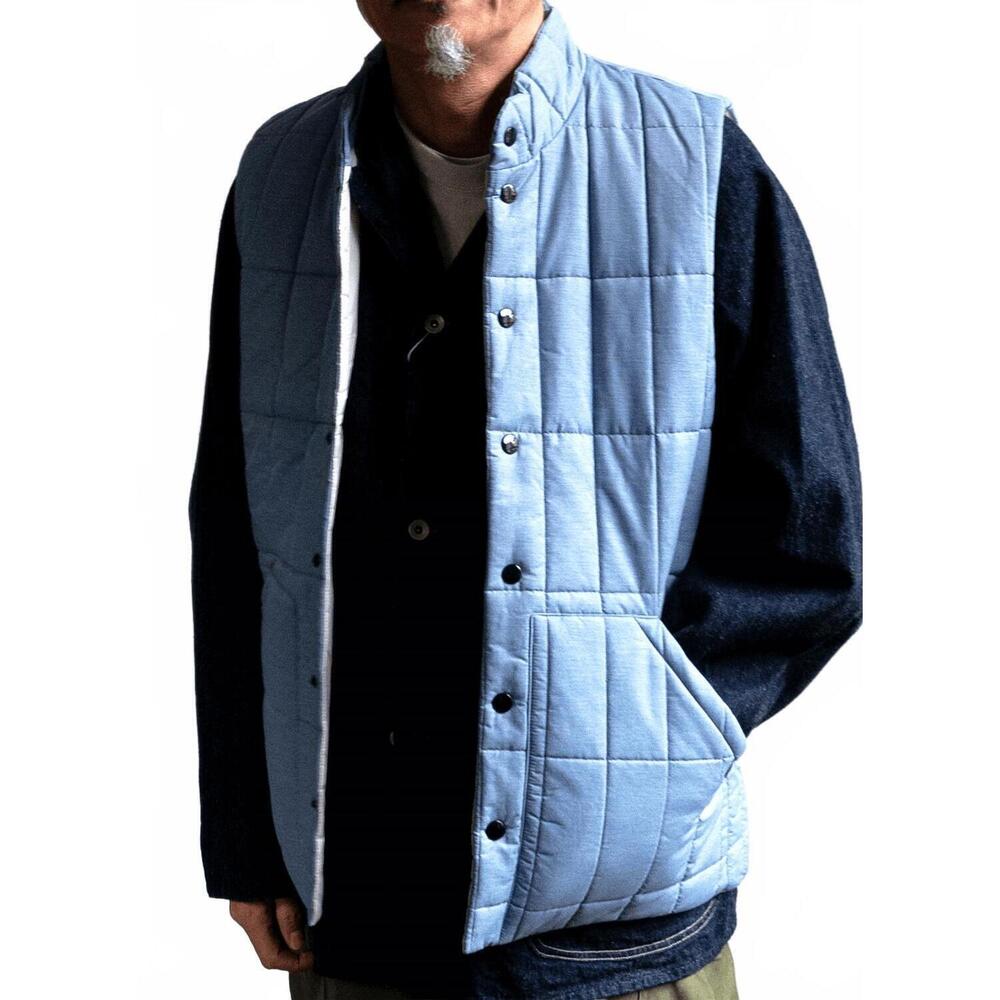 NEW LAVENHAM men's archive gilet in melange blue